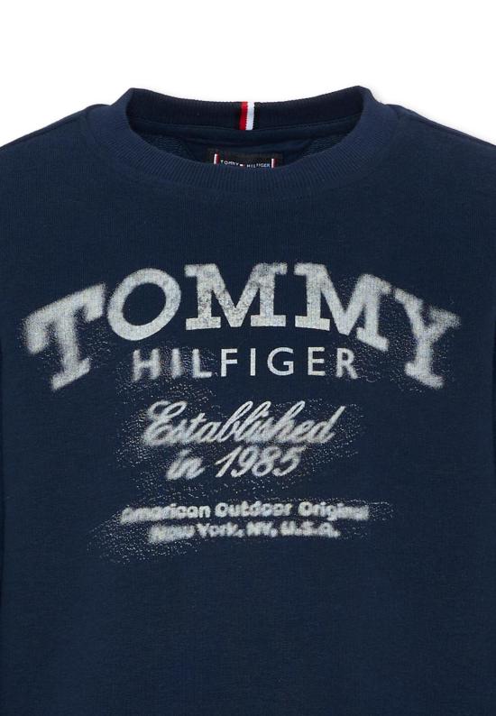 26SS [키즈] 타미힐피거 트레이닝 상의 KB0KB10337 C1G BLUE - TOMMY HILFIGER