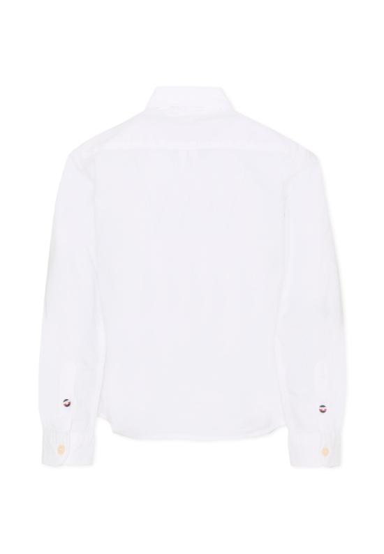 26SS [키즈] 타미힐피거 셔츠 KB0KB10192 YBR WHITE - TOMMY HILFIGER