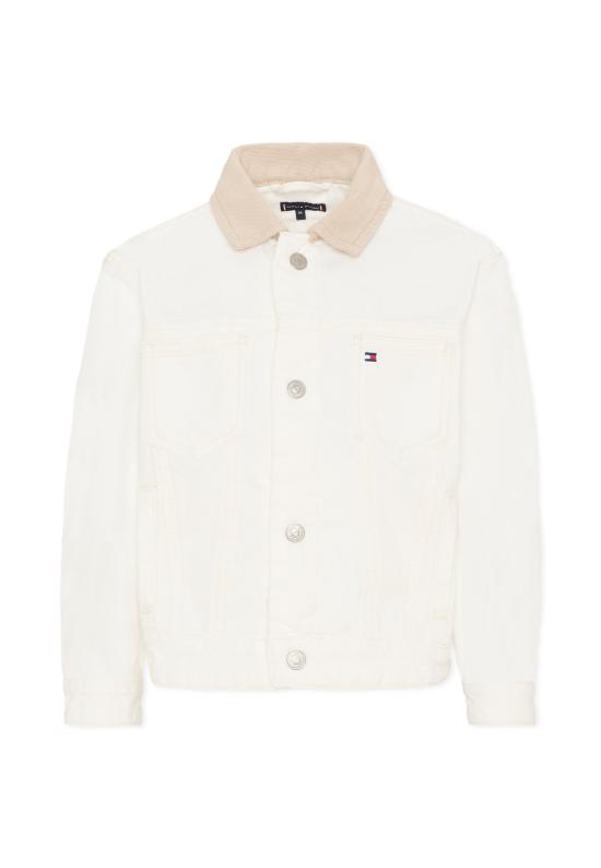 26SS [키즈] 타미힐피거 데님 자켓 KB0KB10082 1CD WHITE - TOMMY HILFIGER