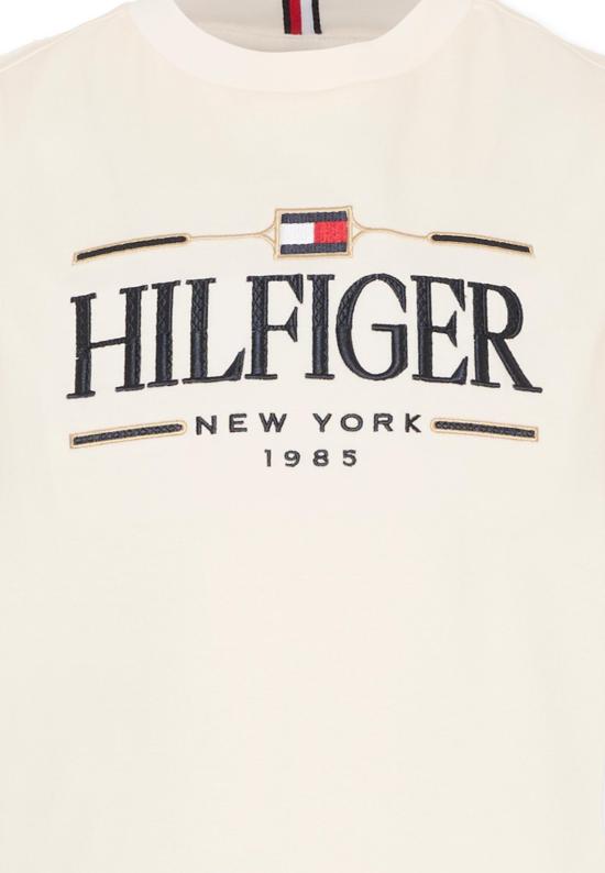 26SS [키즈] 타미힐피거 티셔츠 KB0KB10360 YBH IVORY - TOMMY HILFIGER
