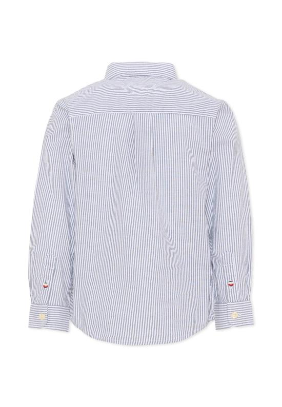 26SS [키즈] 타미힐피거 셔츠 KB0KB09605 C1G BLUE - TOMMY HILFIGER