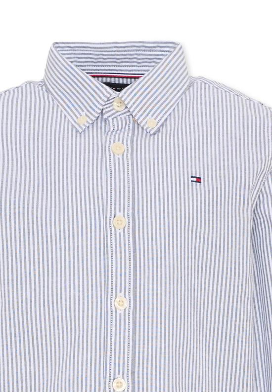 26SS [키즈] 타미힐피거 셔츠 KB0KB09605 C1G BLUE - TOMMY HILFIGER