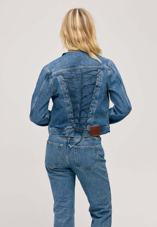  에티카 데님 자켓 바이스 레이스 재킷 - ETICA