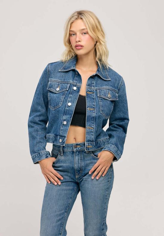  에티카 데님 자켓 바이스 레이스 재킷