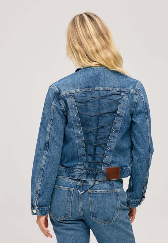  에티카 데님 자켓 바이스 레이스 재킷 - ETICA