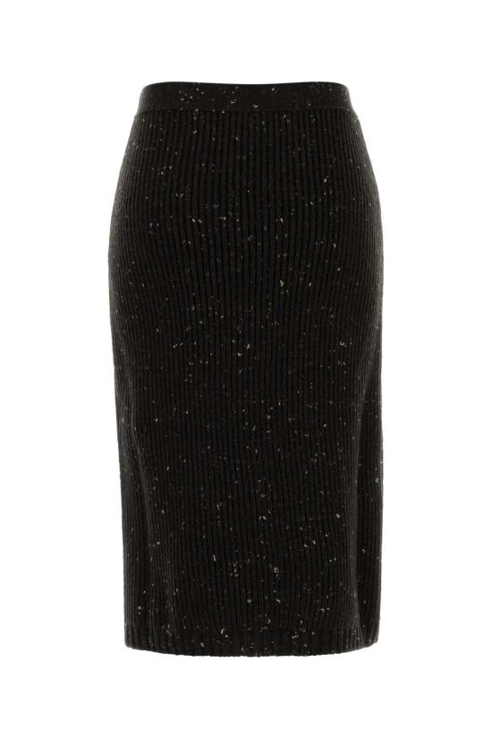 25FW 보테가베네타 미디 스커트 793108V5LV0 2113 Brown - BOTTEGA VENETA