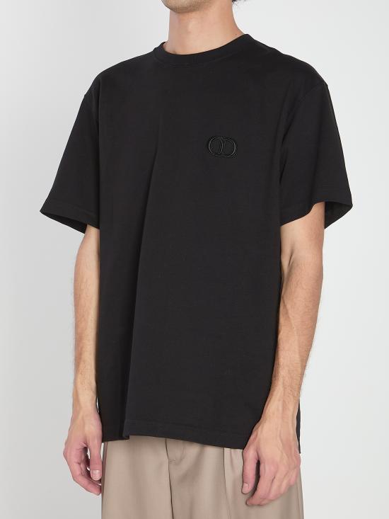 26SS 디올 반팔 티셔츠 943J605 BLACK - DIOR