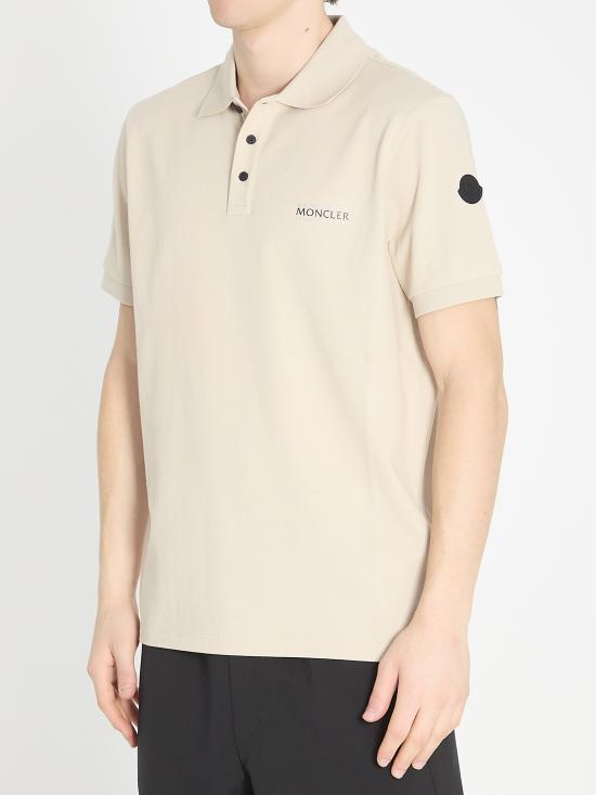 26SS 몽클레어 폴로 티셔츠 L10918A00009 BEIGE - MONCLER