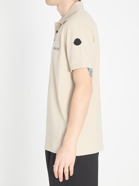 26SS 몽클레어 폴로 티셔츠 L10918A00009 BEIGE - MONCLER