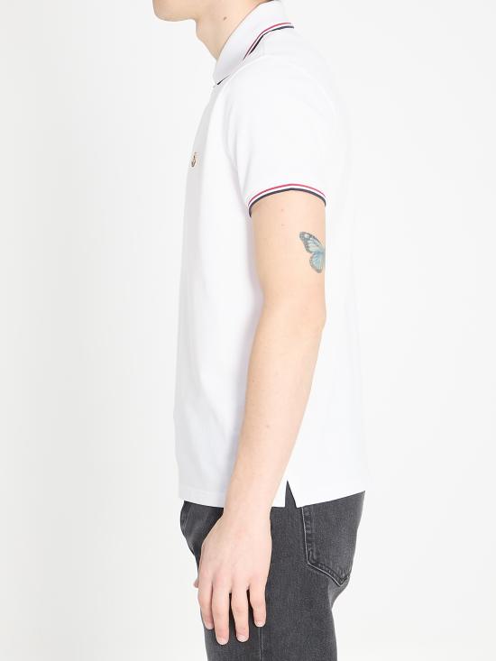 26SS 몽클레어 폴로 티셔츠 L10918A70300 WHITE - MONCLER