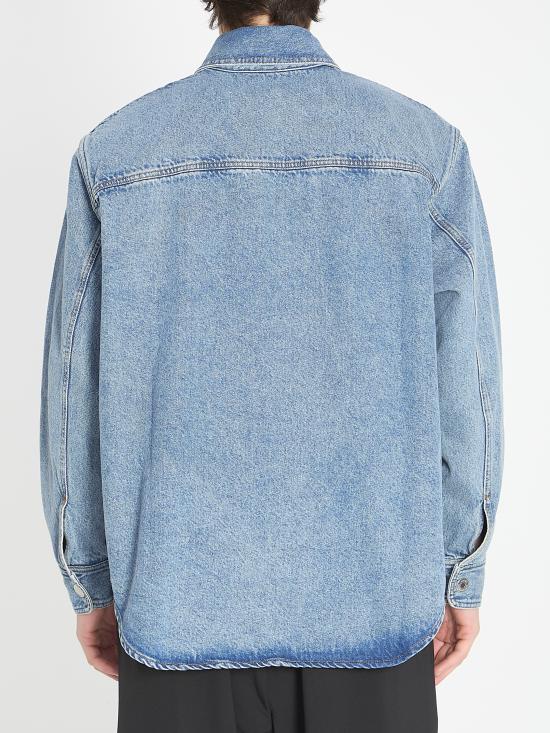 26SS 아미 긴팔 셔츠 UJK897 BLUE - AMI