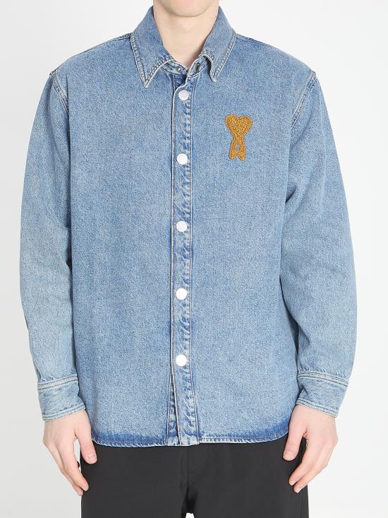 26SS 아미 긴팔 셔츠 UJK897 BLUE
