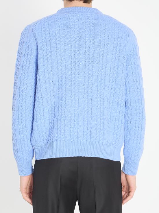 26SS 디올 스웨터 683M652 LIGHT BLUE - DIOR