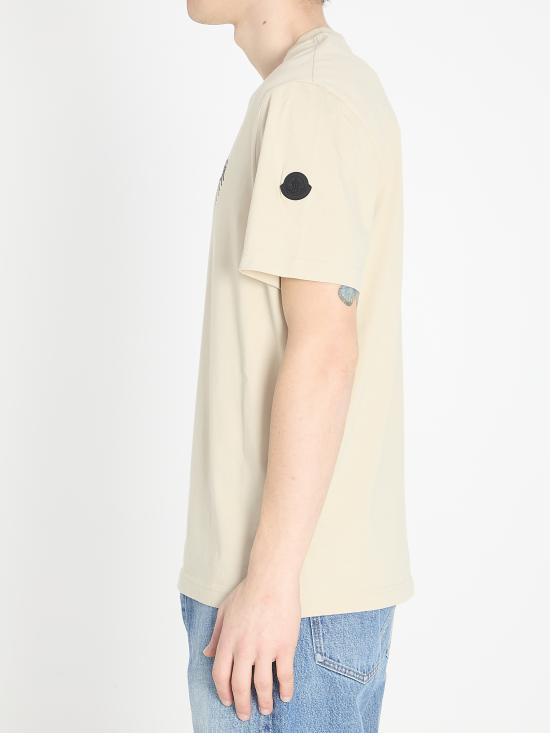 26SS 몽클레어 반팔 티셔츠 L10918C00022 BEIGE - MONCLER