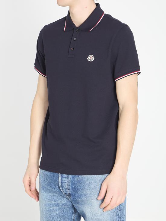 26SS 몽클레어 폴로 티셔츠 L10918A70300 BLUE - MONCLER