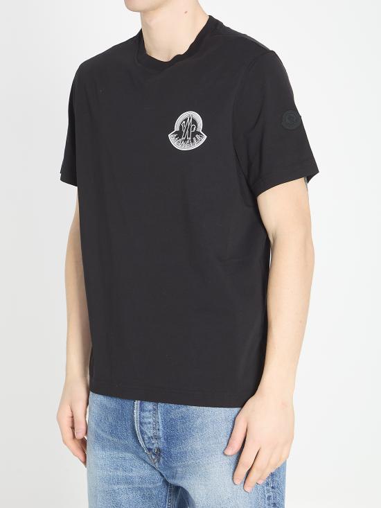 26SS 몽클레어 반팔 티셔츠 L10918C00020 BLACK - MONCLER