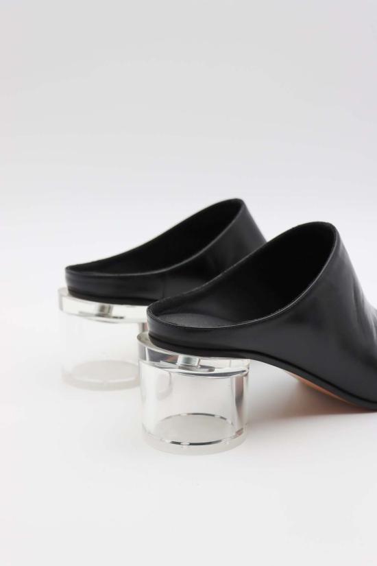  마르지엘라 뮬/슬리퍼 메종  힐 뮬 블랙 - MAISON MARGIELA