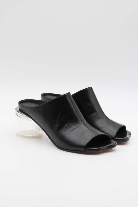  마르지엘라 뮬/슬리퍼 메종  힐 뮬 블랙 - MAISON MARGIELA