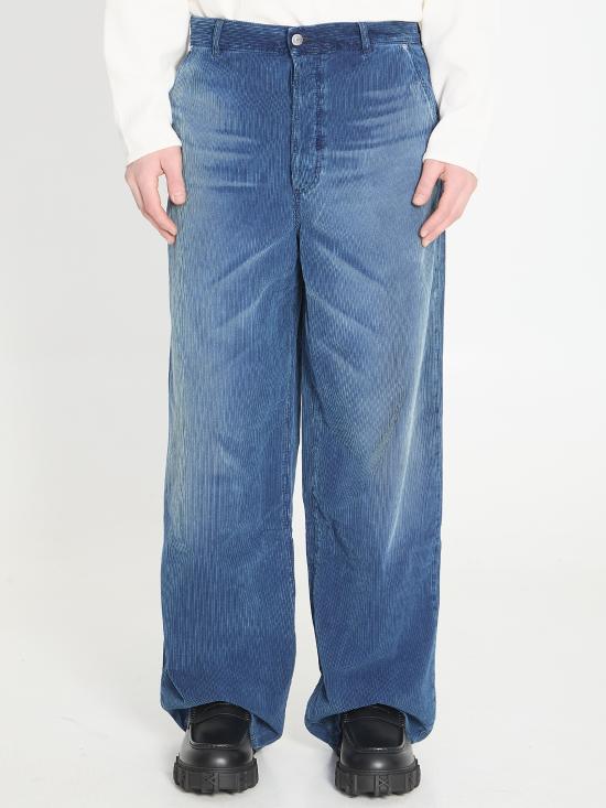 26SS 디올 스트레이트 팬츠 613D184 BLUE