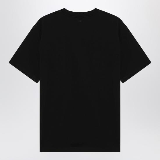 26SS 아미 스몰 하트 로고 라이트 코튼 저지 티셔츠 HTS346724 Black - AMI