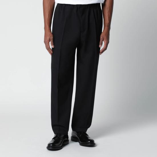 26SS 질샌더 스트레이트 팬츠 J23KA0005J70001 Black