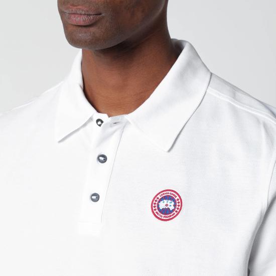 26SS 캐나다구스 폴로 티셔츠 1600MCO White - CANADA GOOSE