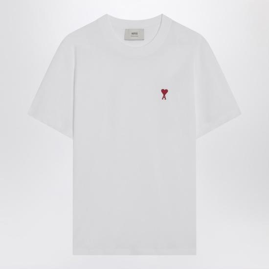 26SS 아미 반팔 티셔츠 BFUTS035U724 White