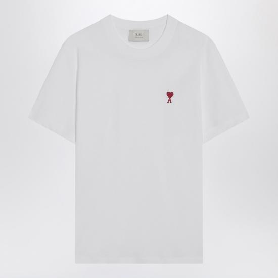 26SS 아미 반팔 티셔츠 BFUTS035U724 White