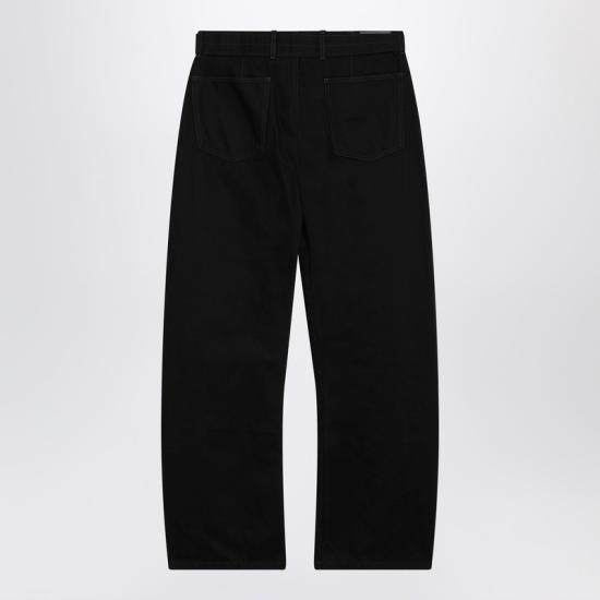 26SS 르메르 스트레이트 팬츠 PA326LD1055 Black - LEMAIRE