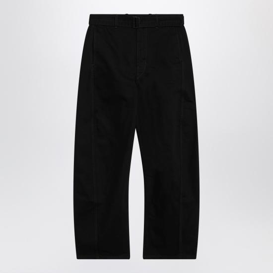 26SS 르메르 트위스트 벨티드 팬츠 PA326LD1055 Black