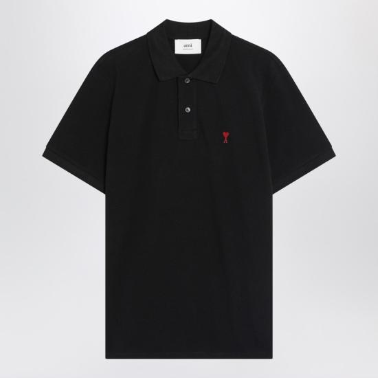 26SS 아미 폴로 티셔츠 BFUPL001U760 Black