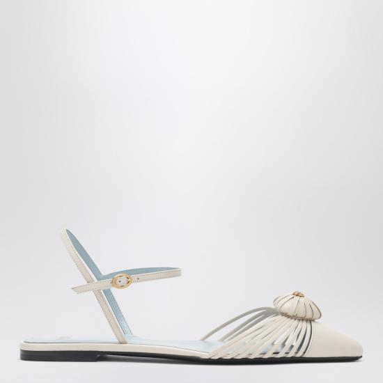 26SS 발렌티노 가라바니 플랫 슈즈 8W2S0LX5DMD White