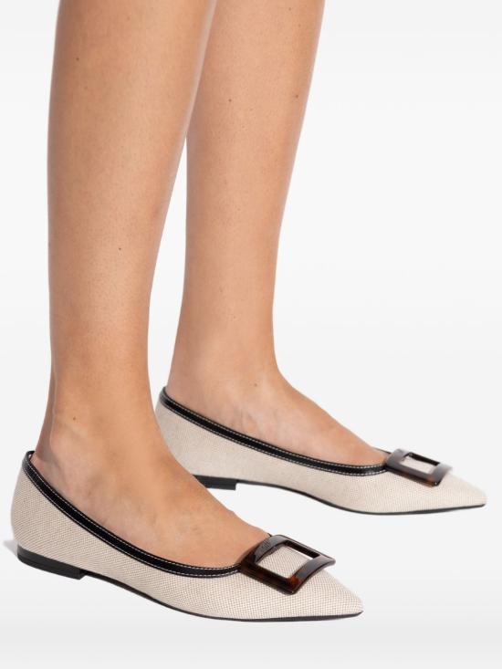 26SS 로저비비에 플랫 슈즈 RVW57544540 UYA9R21 Beige - ROGER VIVIER