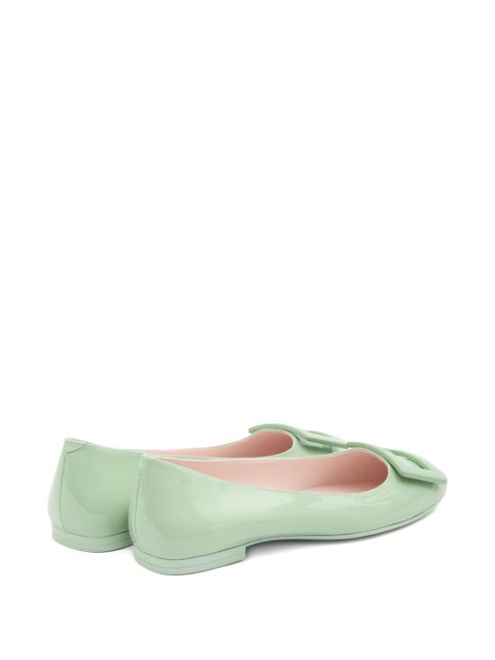 26SS 로저비비에 U 룩 발레리나 플랫 RVW66834910 D1PT033 Green - ROGER VIVIER