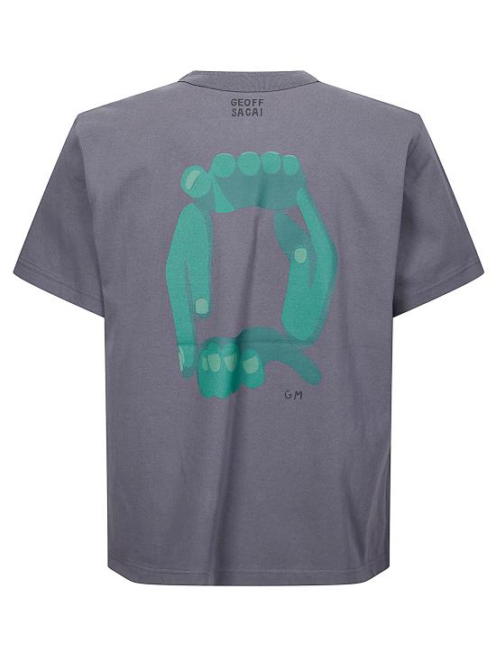 26SS 사카이 반팔 티셔츠 2601121S 326 C GRAY - SACAI