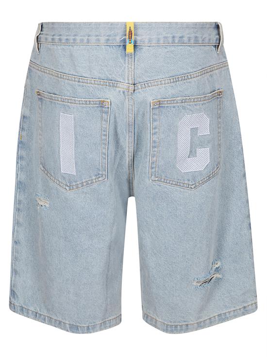 26SS 아이스크림 숏팬츠 ICD003 HEAVYWBLUE HEAVY WASH BLUE - ICECREAM