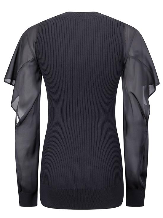 26SS 사카이 후드 티셔츠 2608336 001 BLACK - SACAI