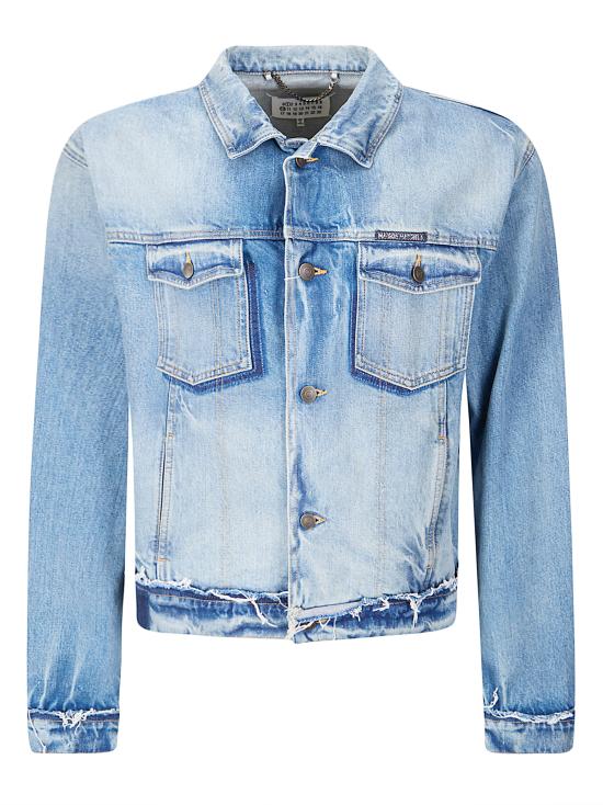 26SS 마르지엘라 스포츠 데님 재킷 S50AM0654S30561 987 Washed blue