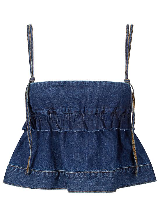 26SS 사카이 반팔 티셔츠 2608412 401 BLUE