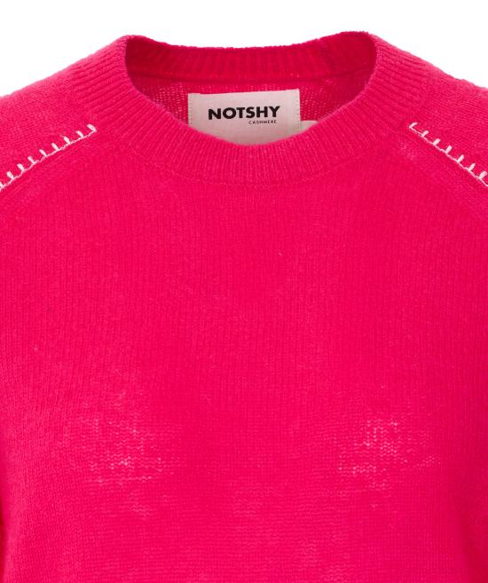 26SS 낫샤이 스웨터 NF1E004WSC011 PASTEQUE Fuchsia - NOT SHY