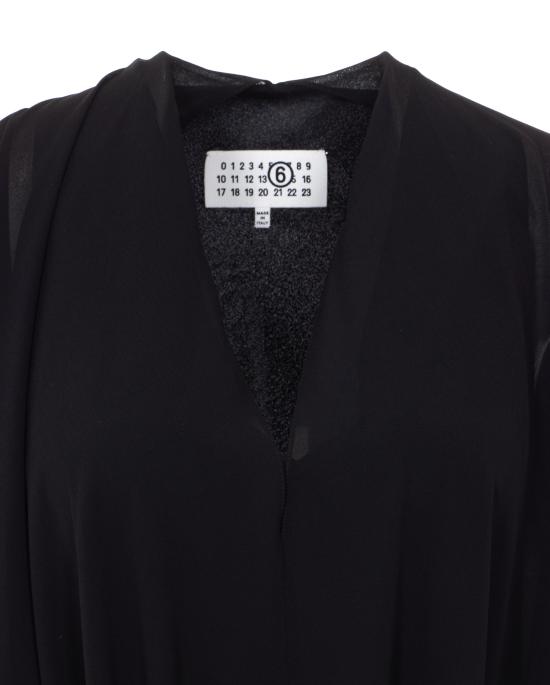 26SS MM6 메종마르지엘라 미디 원피스 S52DG0034 M35468900 Black - MM6 MAISON MARGIELA