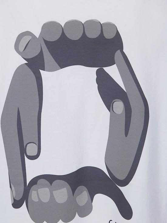 26SS 사카이 반팔 티셔츠 2601121S 101 WHITE - SACAI