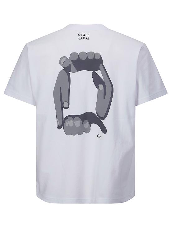 26SS 사카이 반팔 티셔츠 2601121S 101 WHITE - SACAI