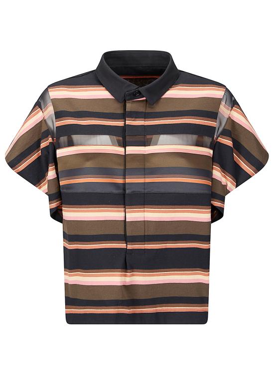 26SS 사카이 반팔 티셔츠 2608379 727 KHAKI PINK