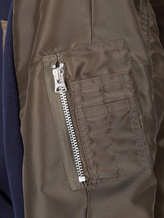 26SS 사카이 긴팔 티셔츠 2603948M 233 NAVY D KHAKI - SACAI