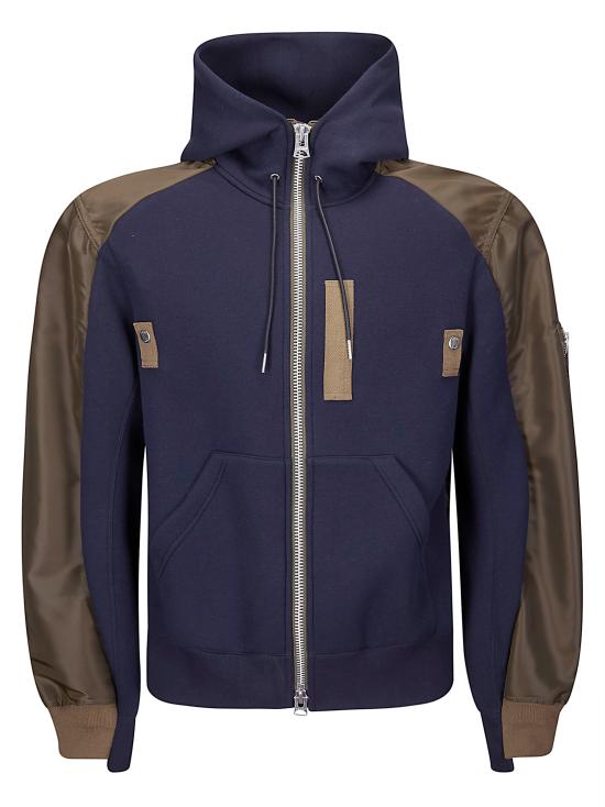 26SS 사카이 긴팔 티셔츠 2603948M 233 NAVY D KHAKI