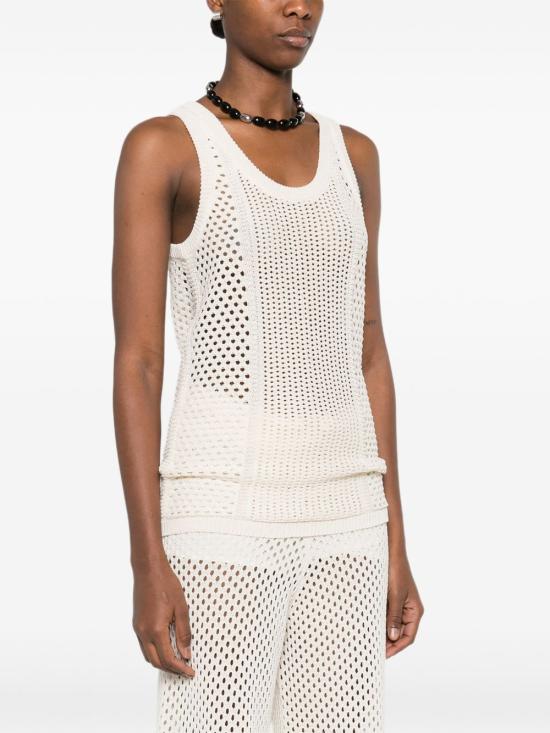 26SS 골든구스 민소매 티셔츠 GWP02602 P00240420103 White - GOLDEN GOOSE