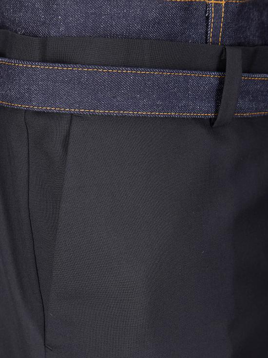 26SS 사카이 스트레이트 팬츠 2603903M 027 BLACK INDIGO - SACAI