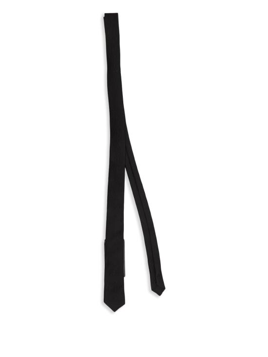 26SS 생로랑 실크 타이 8279753Y0021060 Black