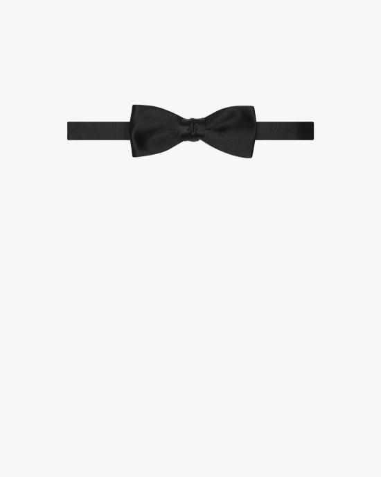 26SS 생로랑 이브 보우 타이 7373053Y0111000 Black - SAINT LAURENT